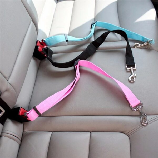 Adjustable Pet Cat Dog Car Seat Belt Pet Seat Vehicle Dog Harness Lead Clip Safety Lever Traction Dog Collars Dogs Accessoires Pets Products - Image 6