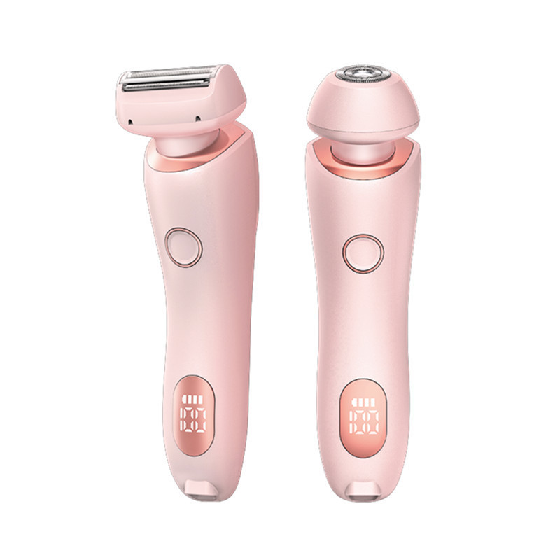 2 In 1 Hair Removal Epilator USB Rechargeable Trimmer Women Body Razor Face Leg Armpit Bikini Hand Pubic Shaver Hair Remover - Image 3